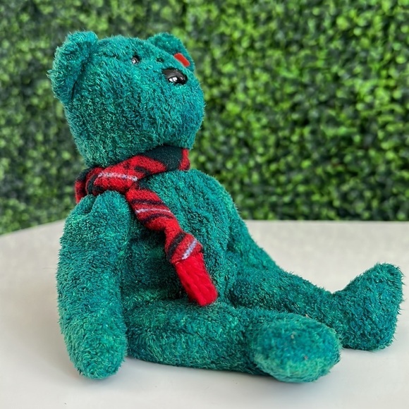 Classic Vintage Beanie Baby Wallace Bear Toy - Picture 9 of 14